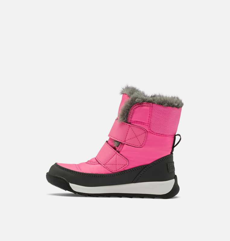 Kids Snow Boots Pink/Black - Sorel Toddler Whitney™ II Strap - 271-TBQJUE